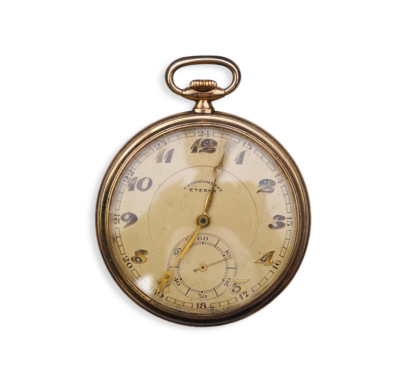 Eterna, an Art Deco pocket watch, 1930s